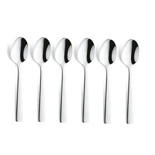 Amefa Moderno koffielepels set van 6