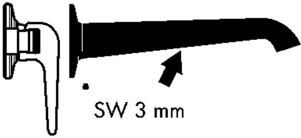 AXOR replacement spout 20 cm, for AXOR Bouroullec, 95708000