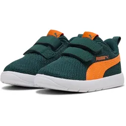 PUMA Courtflex V3 Mesh Baby-Sneaker 09 - green terrain/orange glo 27