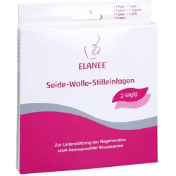ELANEE Stilleinlagen Seide-Wolle 2lagig