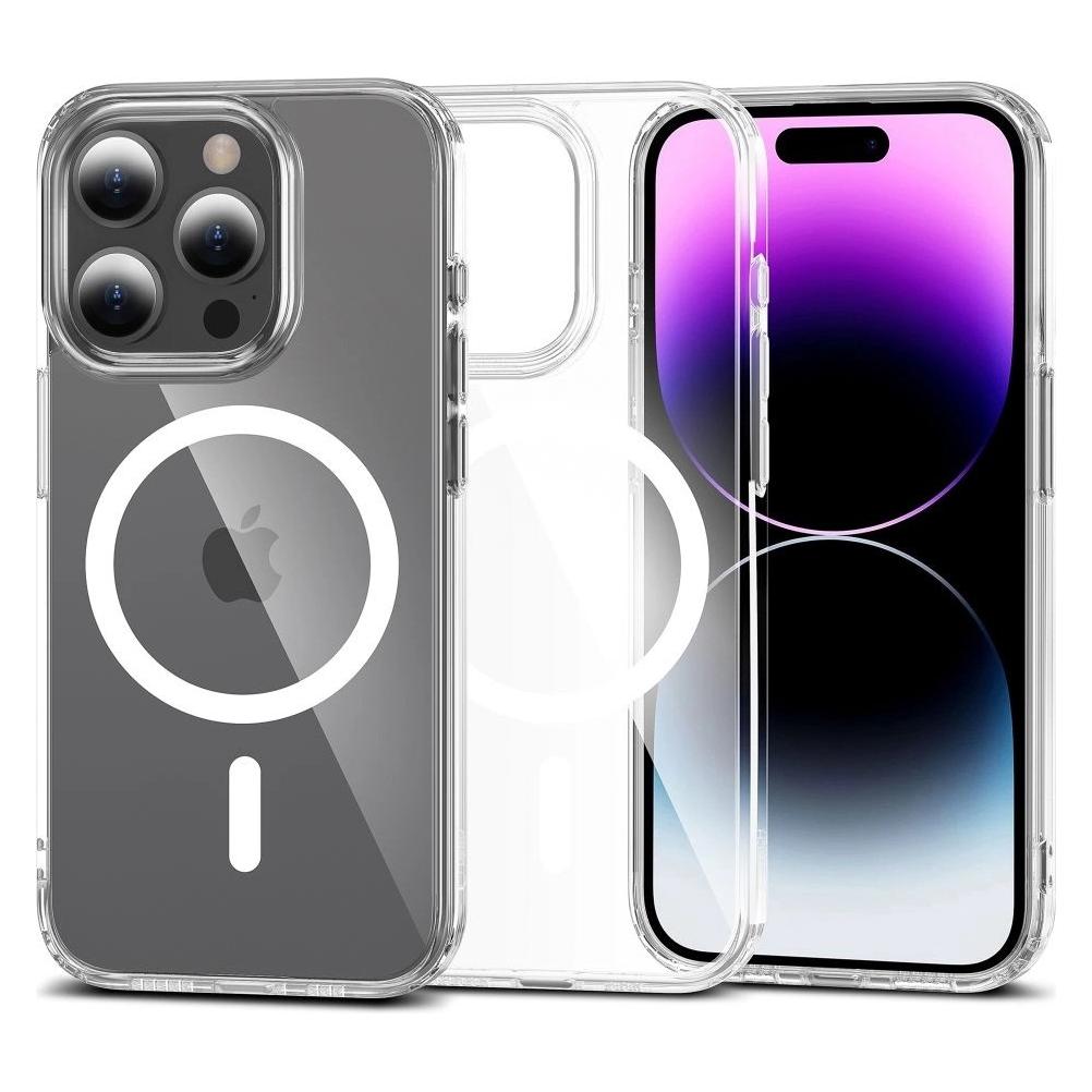 Tech-Protect Flexair Hybrid Magsafe do iPhone 15 Pro Clear (Apple iPhone 15 Pro) (9490713936610)
