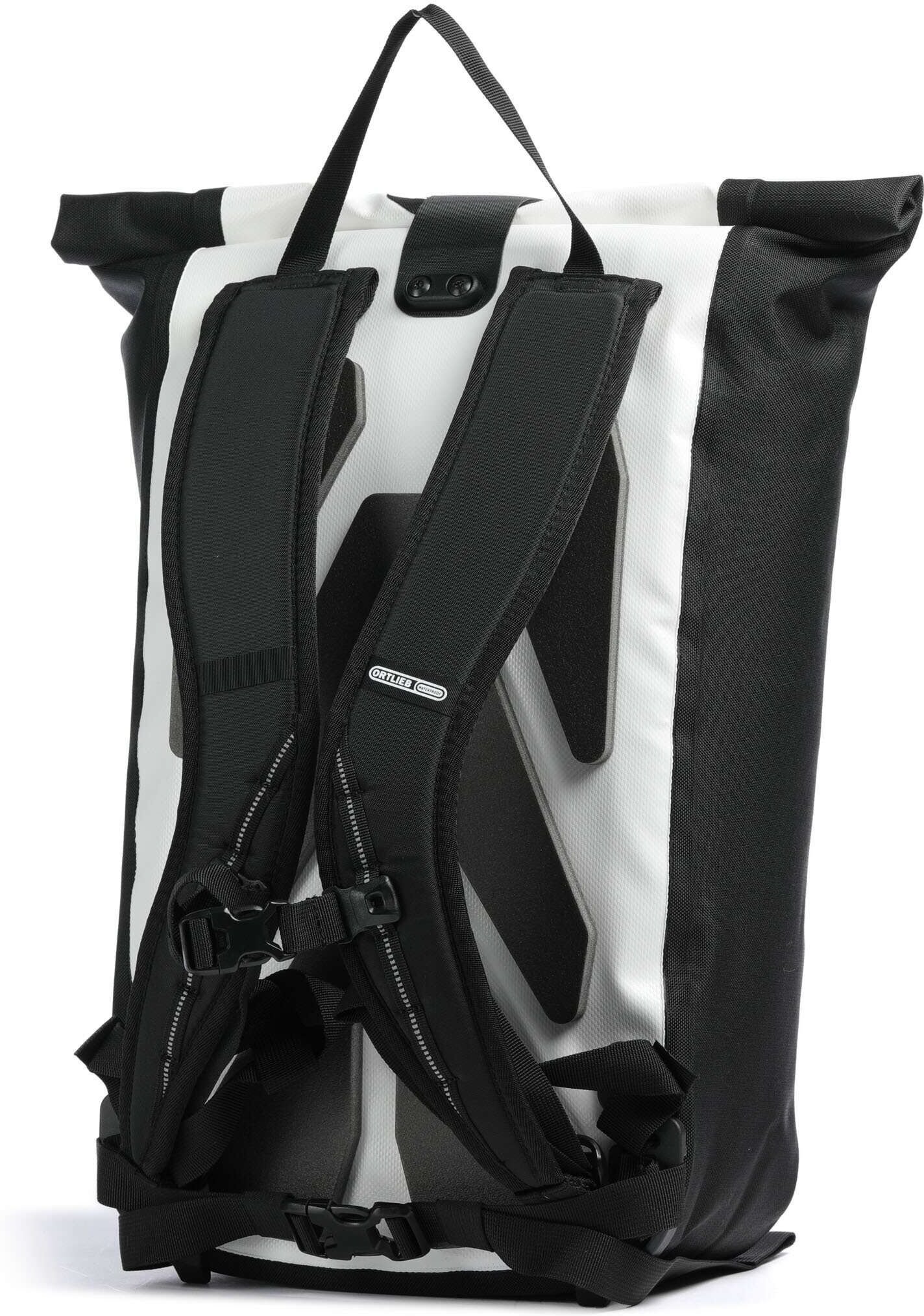 Ortlieb Velocity Design 23 Rolltop Rucksack, schwarz,weiß