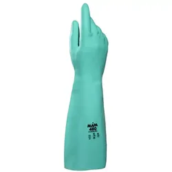 Nitril Chemie-Handschuhe "PERFORMANCE" 46cm - 7 (S)