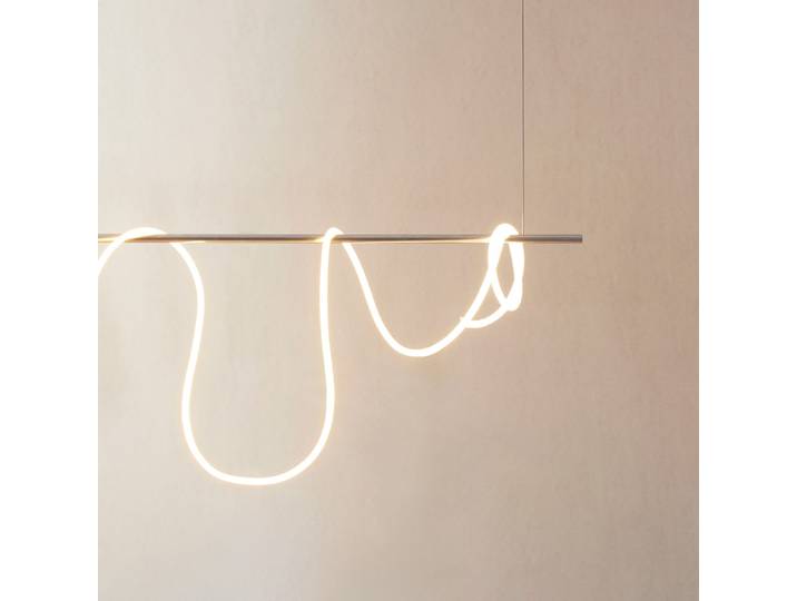 STUDIO ABOUT - Guirlande lumineuse Flex - Blanc - Silicone - Designer Mikkel Lang Mikkelsen