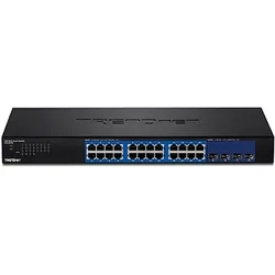 Trendnet Teg-30284 (28 Ports), Netzwerk Switch, Schwarz