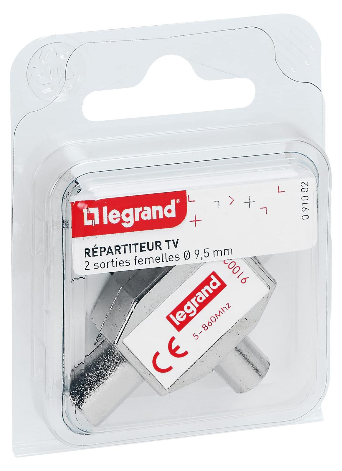 Legrand Elektrische verdeeldoos met 1 distributie en 2 uitgangen