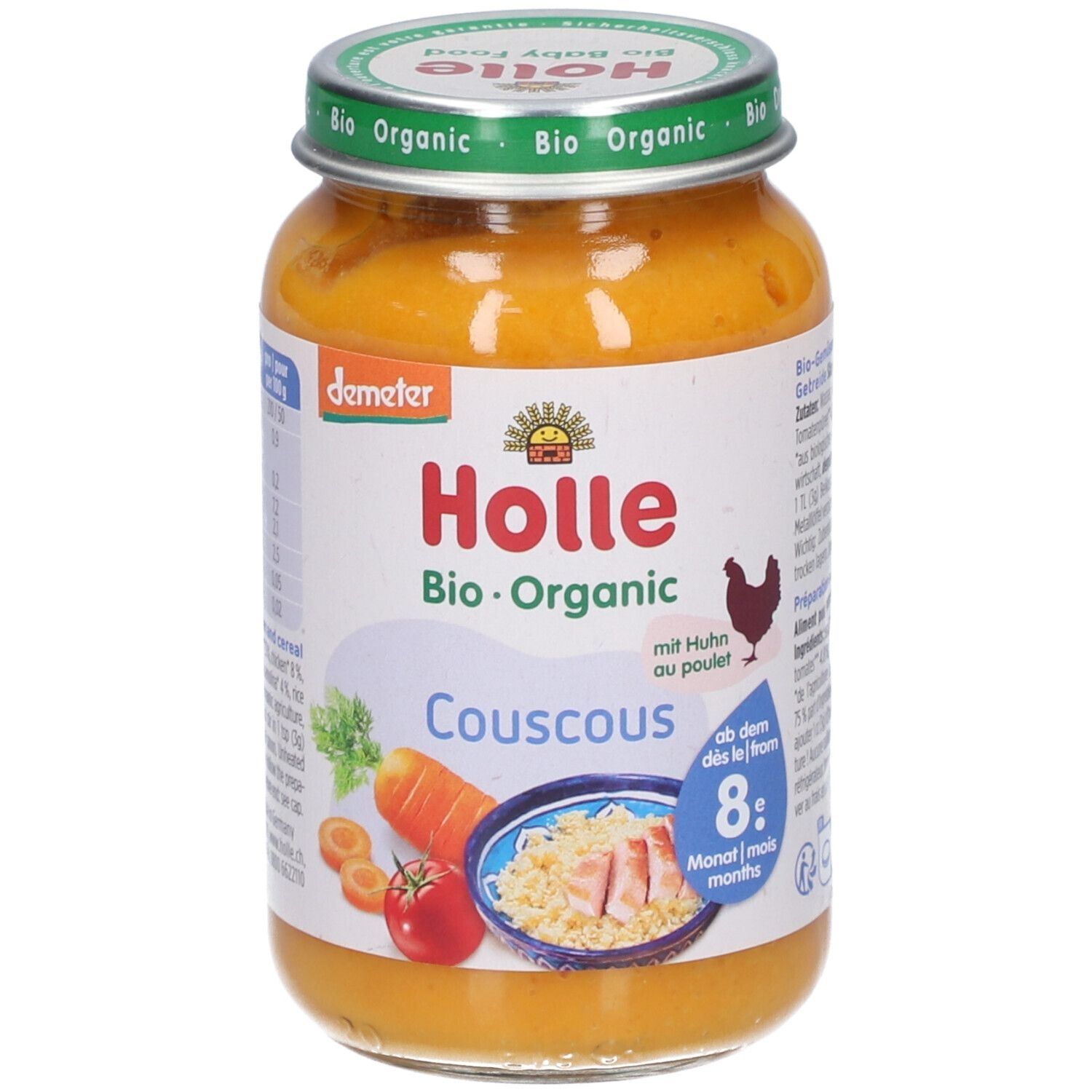 Holle Couscous Bio, ab 8 Monaten x4 4x220 g Brei