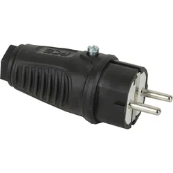 PCE Rubber Schuko Connector Male PCE - IP44