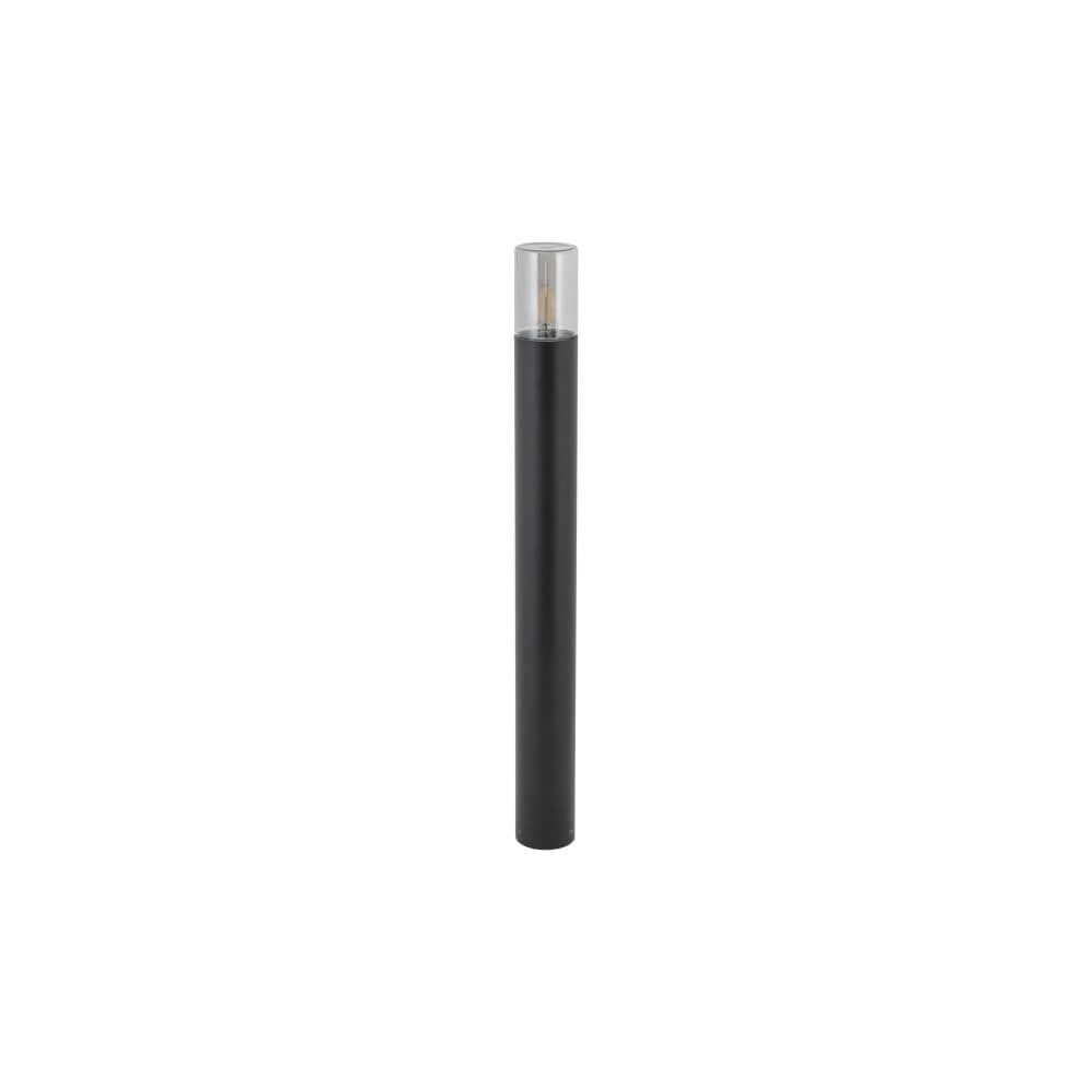 Lyora Design tuinlamp Ida zwart aluminium met glazen cilinder