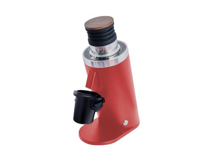 ROASTLY DF64 Kaffeemühle Gen 2 II V2.5, Berühmtes White Label, Elektrische Einzeldosis-Kaffeemühle, Nahezu Retentionsfrei (Rot)