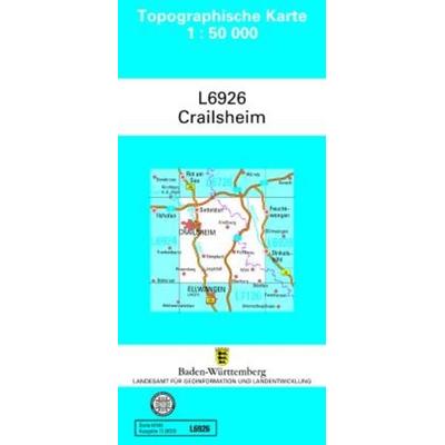Crailsheim 1 : 50 000, Sonstige von , Landesamt für Geoinformation und Landentwicklung Baden-Württemberg (LGL), 978-3-86398-298-0