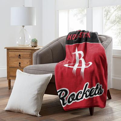 Sweet Home Collection "NBA Officially Licensed Houston Rockets 46"" x 60"" Microfiber Throw Blanket"