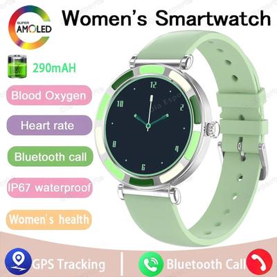 Uplift Treasures Women Bluetooth Calling Smart Watch Heart Rate Sports Fitness Tracker green