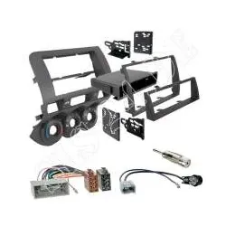 Autoradio 1-DIN 2-DIN Einbaurahmen Radioblende+Adapter Einbauset Honda Fit ab...