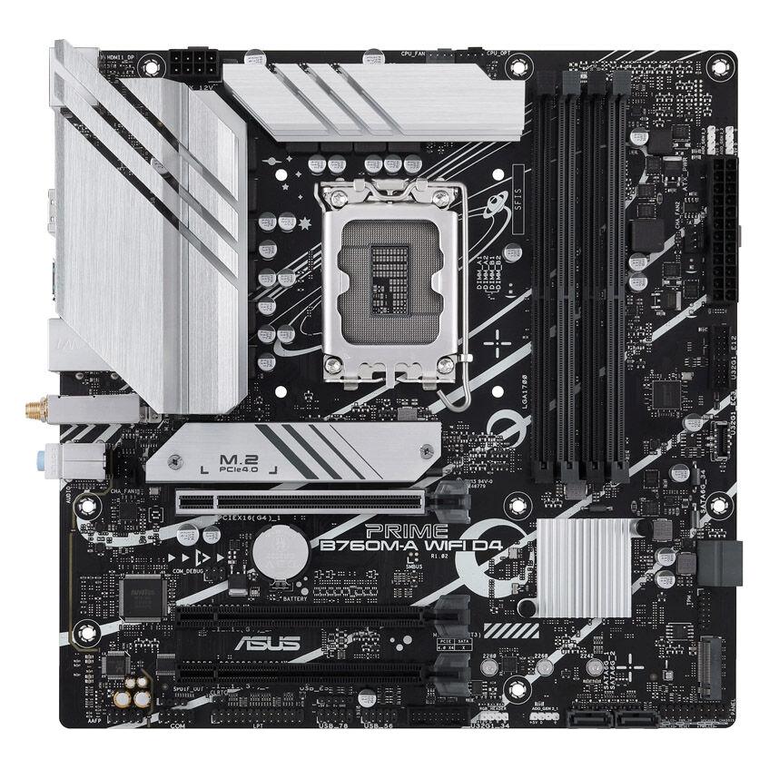 ASUS PRIME B760M-A WIFI D4 (LGA 1700, Intel B760, mATX) (90MB1CX0-M0EAY0)