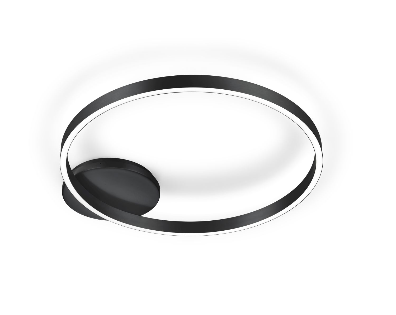 GKS Knapstein LED-Deckenleuchte ANEL 60cm schwarz 91.356.07 4250035831568