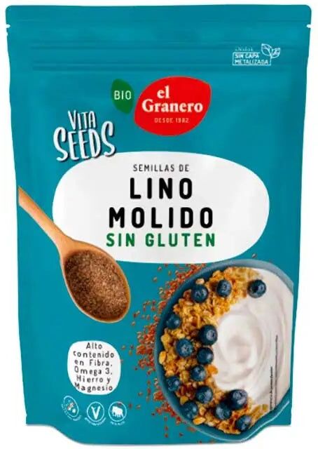 GRANERO Semillas Bio Vitaseeds De Lino Molido