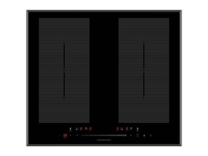 Wolkenstein Kochfeld, Schwarz, Glas, 59x5.7x52 cm, Kindersicherung, Timerfunktion, Restwärmeanzeige je Kochzone, Topferkennung, Warmhaltestufe, Pausenfunktion, Küchen, Küchenelektrogeräte, Herde