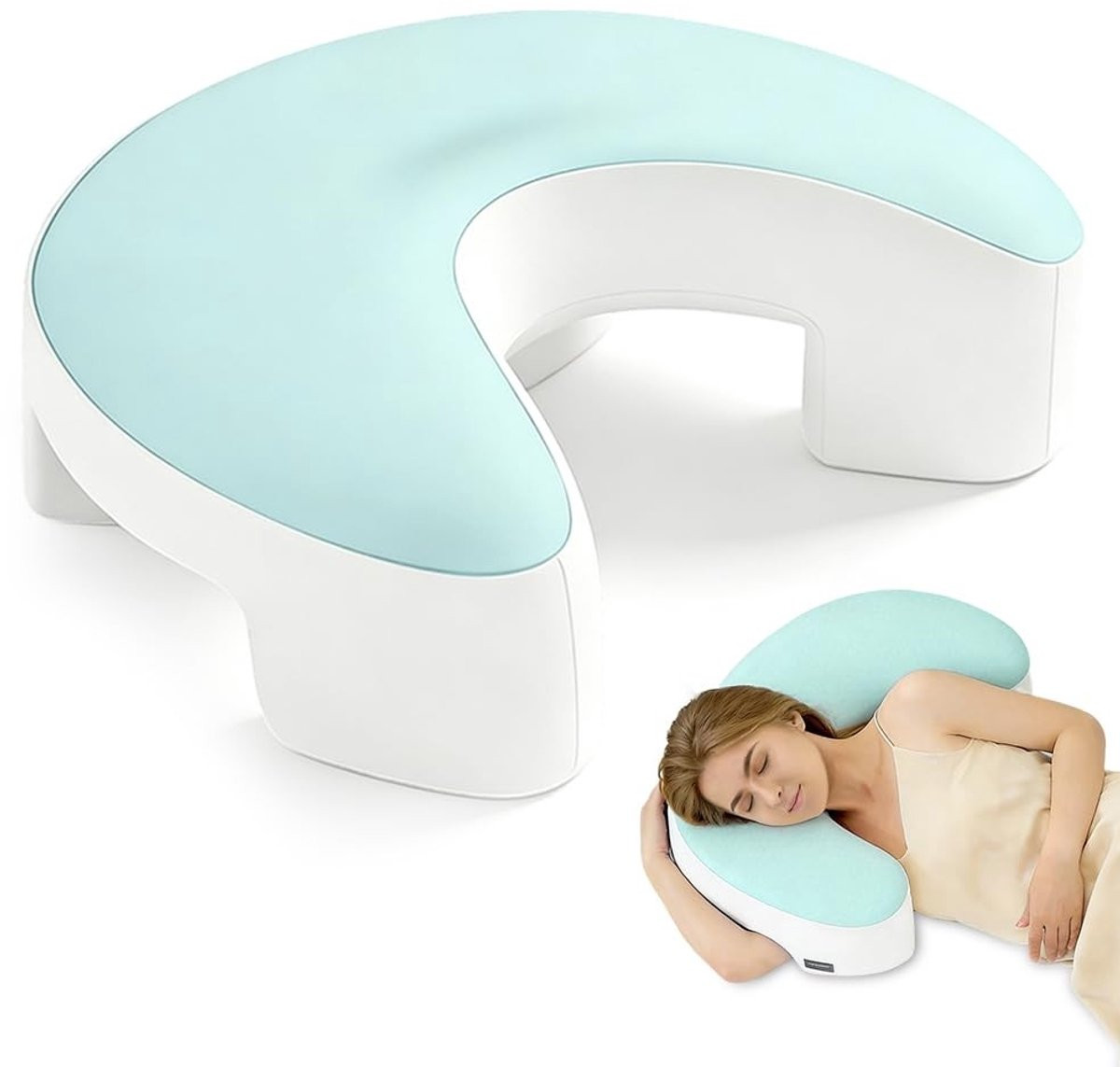 Solidchoice Ergonomisch Slaapkussen voor Zijslapers