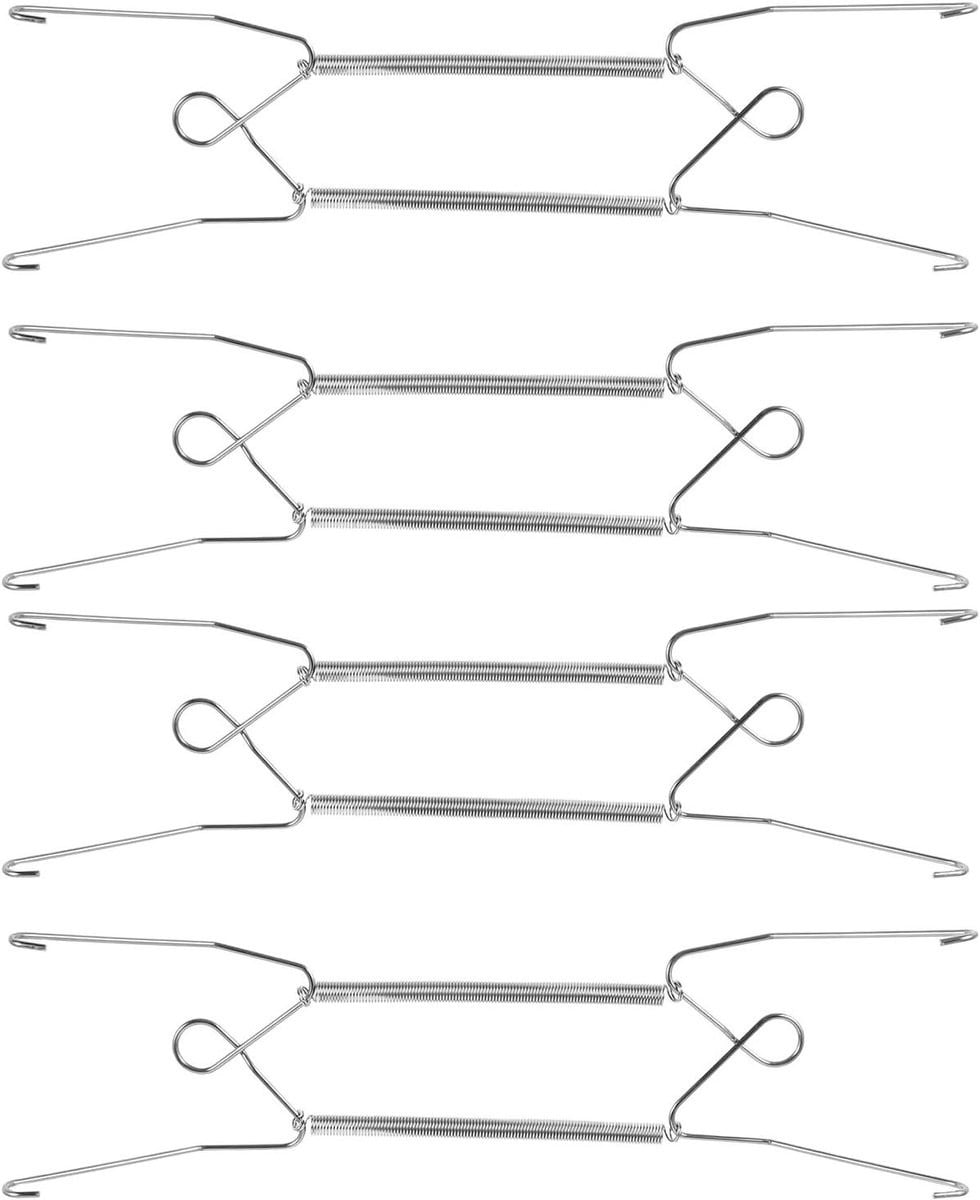 Onzichtbare Plaat Hangers Zilver - Wand Hangers voor Borden - 21 cm