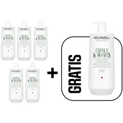Goldwell Dualsenses Curl & Waves Shampoo 5+1 Gratis Bundle 1000 ml