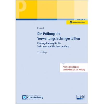 Die Prüfung der Verwaltungsfachangestellten, Set von Ewald Ickstadt, Nwb Verlag, 978-3-470-10617-5