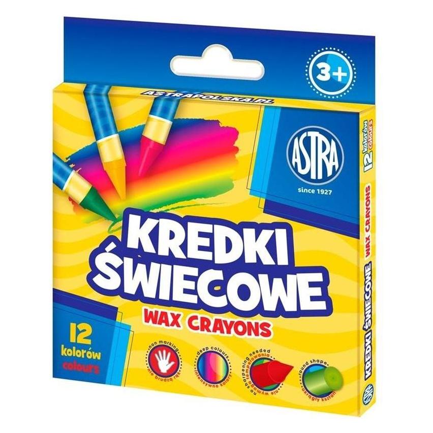 Astra Runde Wachsmalstifte 12 Farben (12x) (47607588)