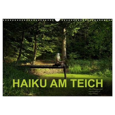 HAIKU AM TEICH (Wandkalender 2027 DIN A3 quer), CALVENDO Monatskalender