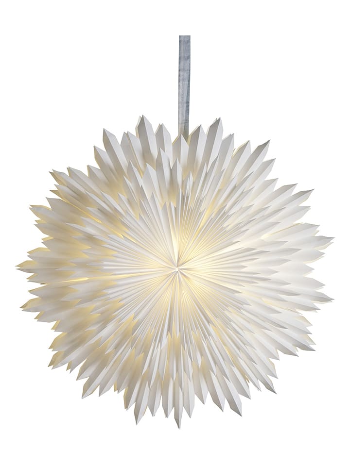 STAR Trading Papierstern "Ice" in Weiß - Ø 70 cm - onesize