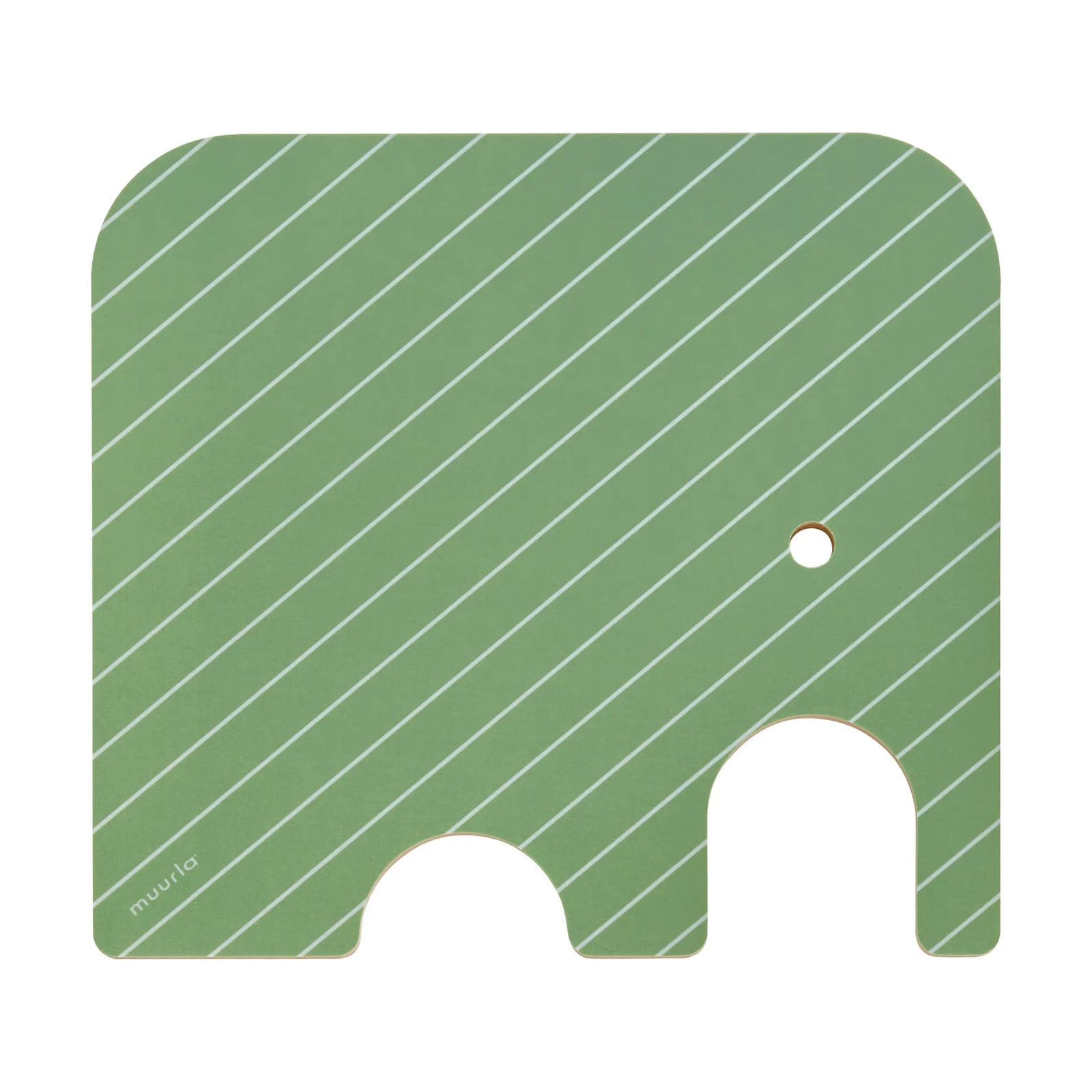 Muurla Elephant Chop & Serve snijplank Groen