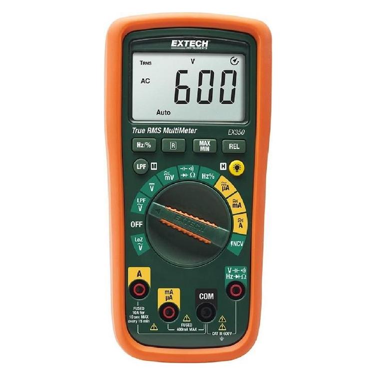 Extech Hand-Multimeter digital EX350 (CAT III 600V, Hand-Multimeter) (EX350)