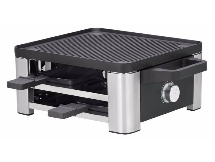 WMF LONO Raclette for 4 Raclettegerät für 4 Personen – Raclette Ofen/Raclette Grill – schwarz