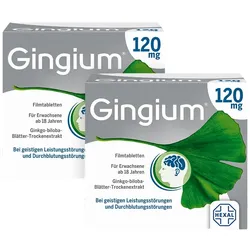 Gingium 120 mg Doppelpack 2X120 St