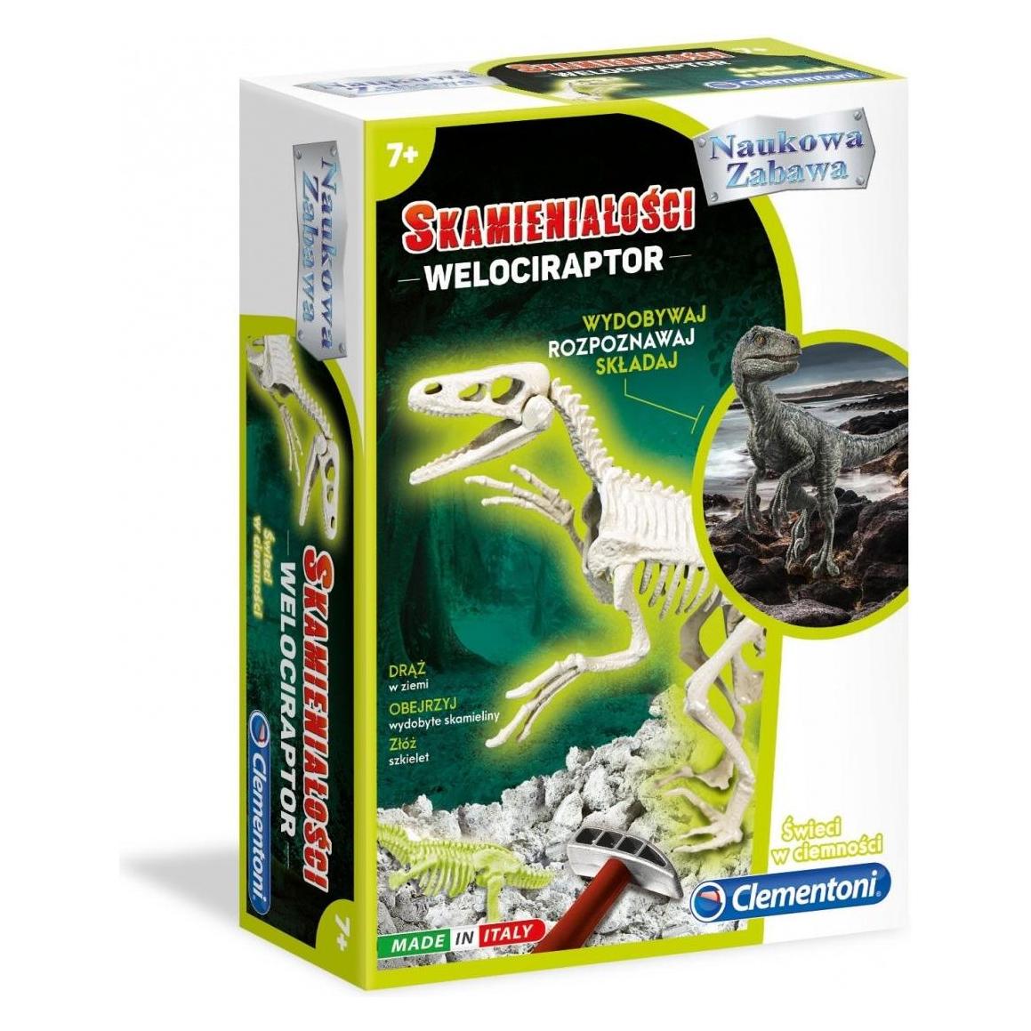Clementoni Velociraptor-Fossilien - Dinosaurier (50639)