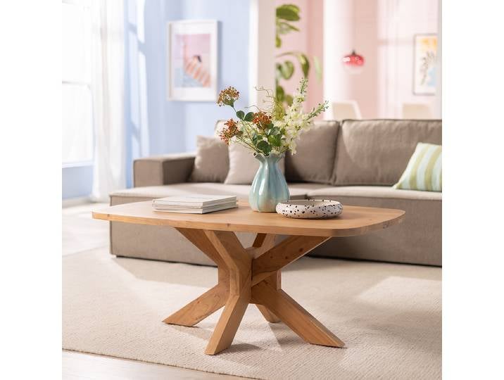 Table basse Arbate 110 cm 110 x 45 x 70cm Marron