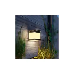 Philips Diara Solar LED Garten-Wandleuchte 3,8W 400lm 2700K mit Bewegungssensor