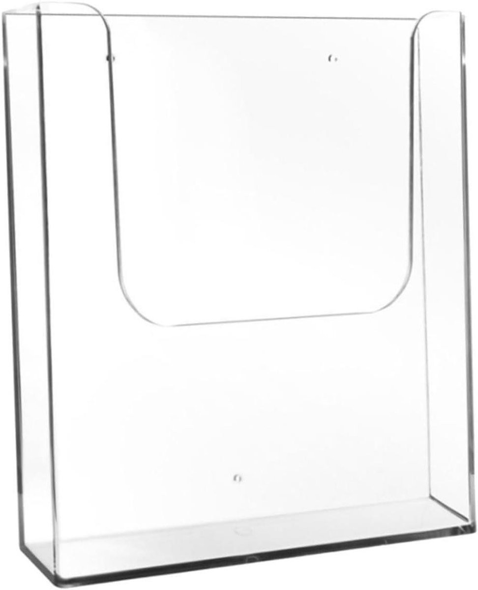 Transparante Acryl Tijdschriftenhouder Wanddisplay voor het Organiseren van Documenten