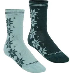 Kari Traa, Damen, Sportsocken, Vinst 2er Pack (36 - 38), Blau, Türkis