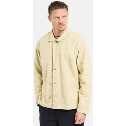 Armor Lux Übergangsjacke Herren Beige Overshirt Fischerjacke Canvas Heritage