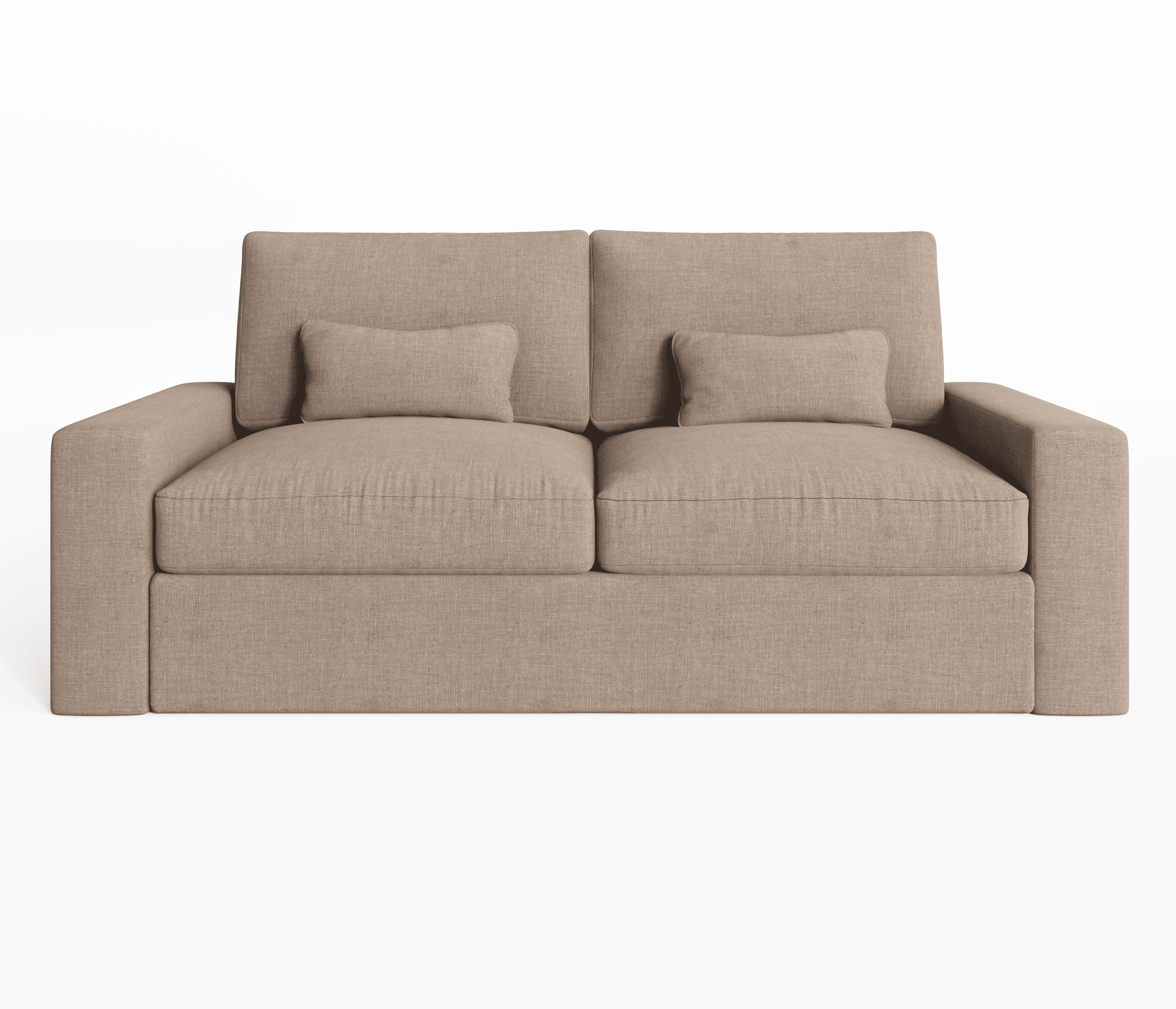 Tribeca Warm Grey Sofa Range, 3 Seater Sofa