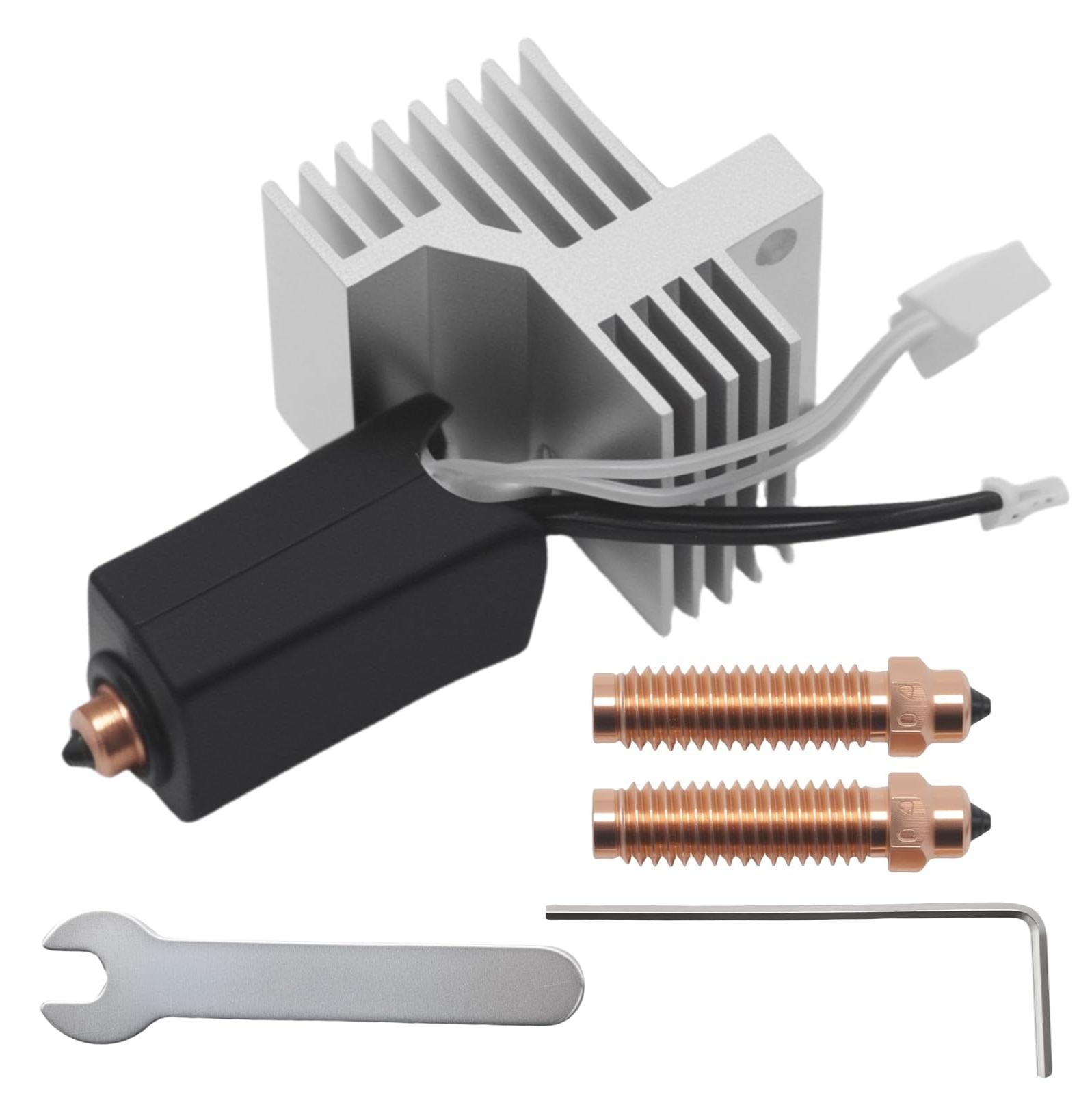 Selius Keramische hotend kit voor 3D-printers met 0,4 mm mondstuk en verbeterde koeling