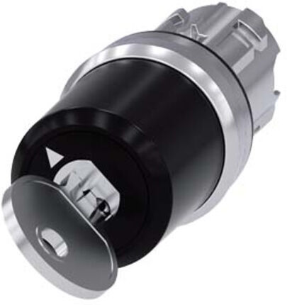 Siemens Interrupteur à clé CES avec extraction de clé O+I 3SU1050-5BF11-0AA0 (3SU10505BF110AA0)