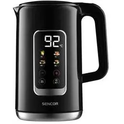 Sencor Wasserkocher 1,7L 2200W LED Touch, Wasserkocher, Schwarz