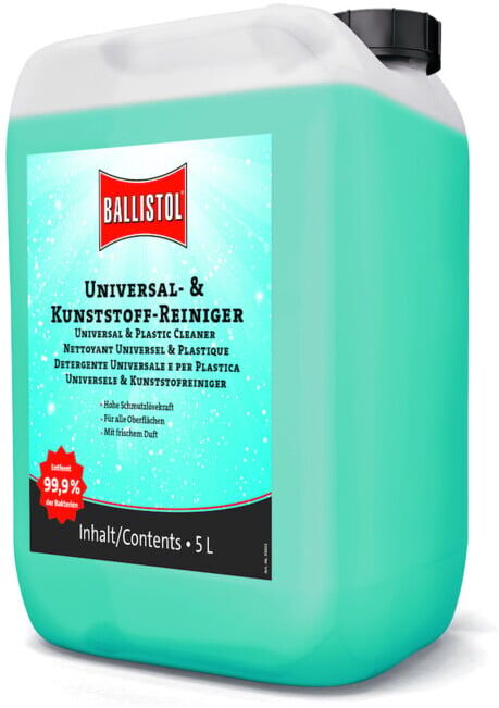 BALLISTOL Nettoyant universel et plastique, 5 litres (25434)