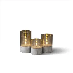 Konstsmide, LED Kerzen, Star Trading LED Kerzen 3erSet (3x)