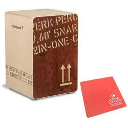 Schlagwerk CP403 Red Cajon mit Sitzpad Rot (Cajon, Perkussion), Perkussion, Rot