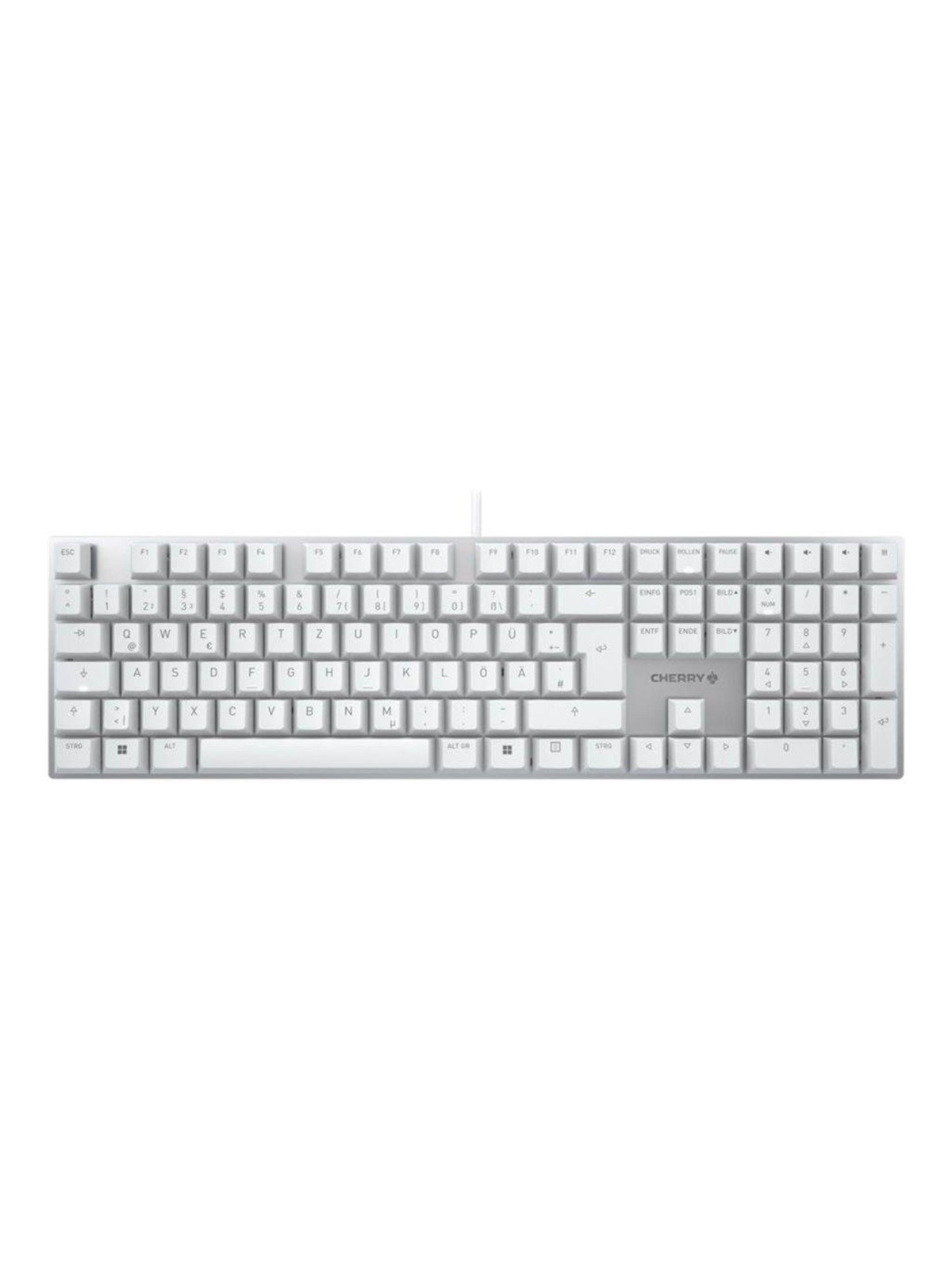 Cherry KC 200 MX - Tastatur - Deutsch - Weiss