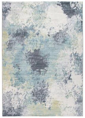 Domani Comfort Abstract Spring Faux Fur Rug