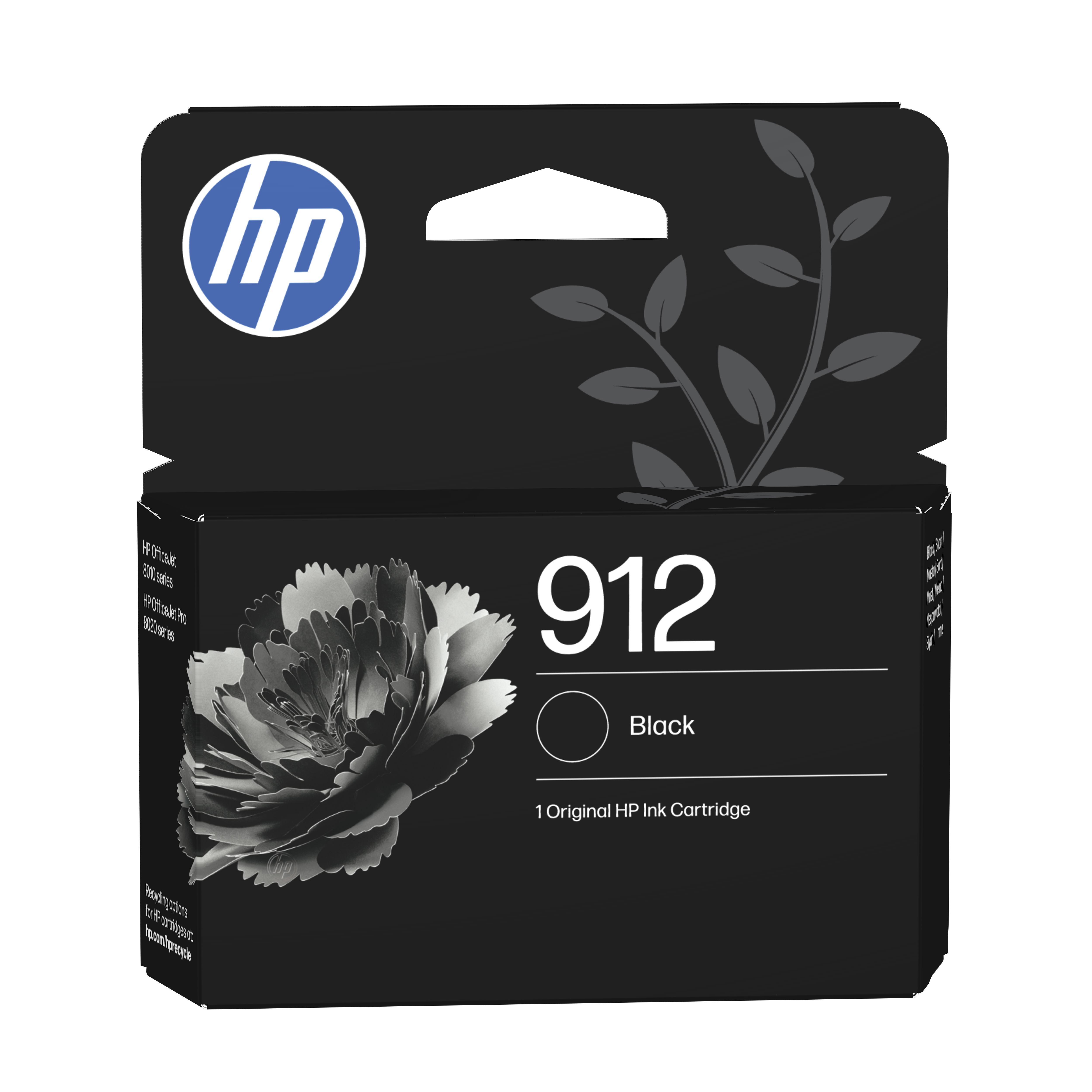 HP originale Druckerpatronen Schwarz 6,5 ml 250 Seiten Nr.912 3YL80AE
