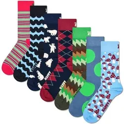 HAPPY SOCKS Happy Socks 7er Pack Unisex Socken - Geschenkbox, gemischte Farben, Größe 36-40 in Bunt 2